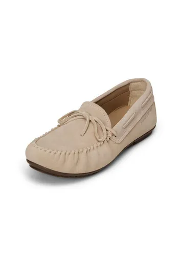 Marc O’Polo Mokassin Beige in Gr. 37 - Bequeme Mokassins mit rutschhemmender Laufsohle und gepolsterter Lederdecksohle für hohen Tragekomfort. Ideal für den täglichen Einsatz.