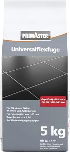 Primaster Universalflexfuge manhattan 5 kg feines Fugenbild