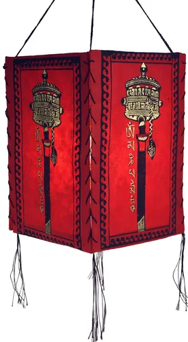 Lampenschirme Rot von Guru-Shop