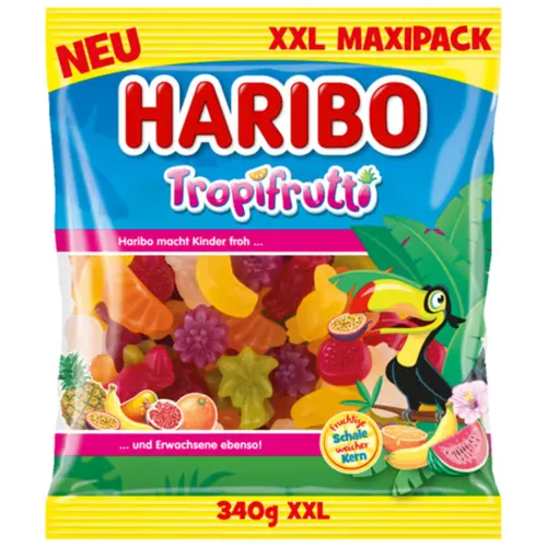 Haribo Tropifrutti Maxipack Żelki 340 g Haribo GmbH & Co. KG 4001686011263