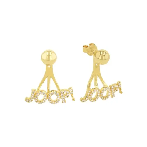 JOOP! Damen-Ohrhänger aus 925er Silber mit 82 Zirkonia - Elegante Ohrringe für Damen aus 925er Silber, funkeln mit 82 Zirkonia und verleihen jedem Outfit einen Hauch von Glamour.