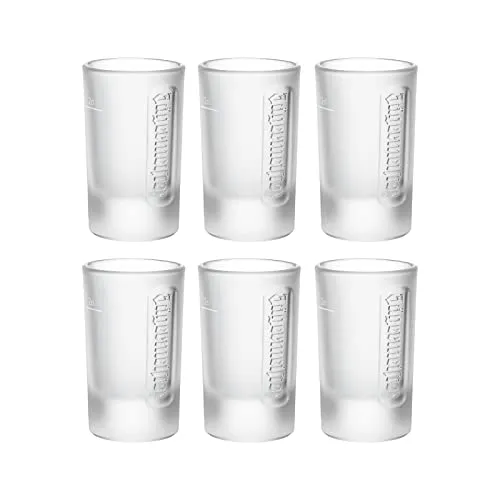Jägermeister Shotgläser Set 2cl - 6er Set - Schnapsgläser aus hochwertigem Milchglas, spülmaschinenfest und ideal für den perfekten Jägermeister Genuss; ein Must-have für jede Hausbar und ideal als Geschenk.