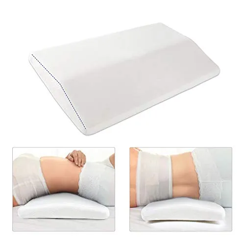 Orthopädisches Lendenkissen aus Memory Foam - Lendenkissen für optimalen Schlafkomfort, ergonomisches Design zur Unterstützung von Rücken und Hüfte, ideal bei Rückenschmerzen und für Schwangere.