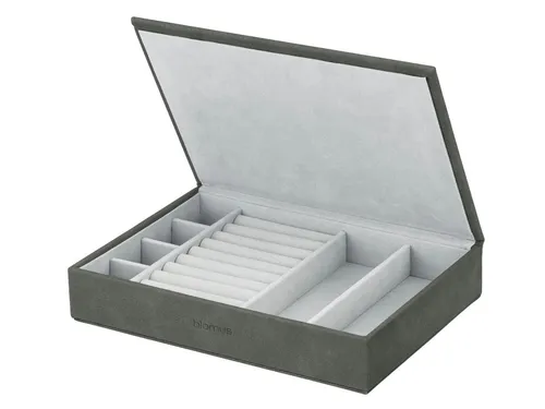 blomus Aufbewahrungsbox SAHLA Schmuckaufbewahrungsbox M pewter 22x15x4cm