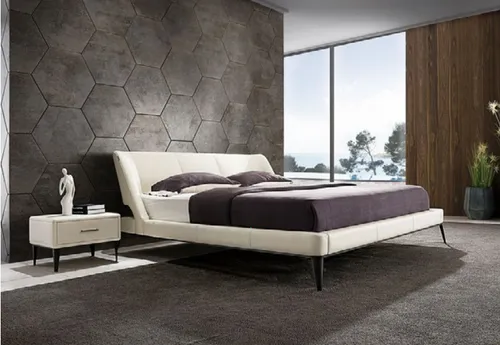 Designer Holz Bett 180x200cm – Modernes Doppelbett für stilvolles Schlafzimmer - Klassisches Bettgestell aus hochwertigem Holz, ideal für Erwachsene. Mit elegantem Design und stabiler Konstruktion. Perfekt für eine erholsame Nachtruhe.