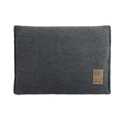 Knit Factory Lynn Kissen Anthrazit 60x40 - Stylisches Knit Factory Lynn Kissen in Anthrazit (60x40 cm) aus hochwertiger Wolle und Acryl. Ideal für ein gemütliches Wohnambiente, perfekt kombinierbar mit weiteren Accessoires der Knit Factory-Kollektion.