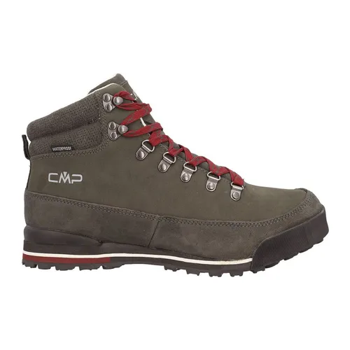 CMP Herren Heka Waterproof MID Cut Wanderschuhe - Vielseitige Wanderschuhe im Retro-Design mit wasserdichter CLIMA PROTECT® Membran und FullOn GRIP-Gummisohle für optimalen Grip. Ideal für Wanderungen und Stadtbummel.