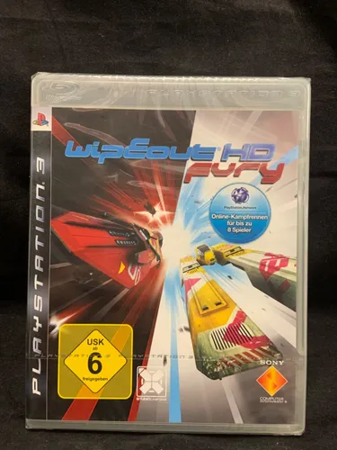 Wipeout HD Fury für PS3 - Exklusives Spiel - Rasantes Rennspiel für die PlayStation 3, neu und versiegelt, bietet packende Action und futuristische Grafiken.