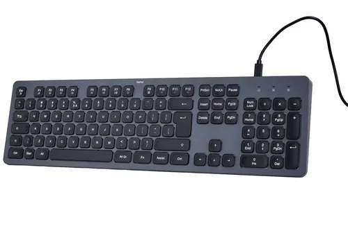 Hama kabelgebundene Tastatur CK-400 schwarz-grau
