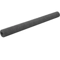 vidaXL Drahtzaun Stahl mit PVC-Beschichtung 25x1,5 m Grau - Metallzaun für vielseitige Anwendungen, ideal für Geflügelhaltung und Tierkäfige. Robust, wasserdicht und witterungsbeständig, lässt sich flexibel anpassen.