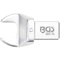 Einsteck-Maulschlüssel - Schlüsselweite 15 mm - Aufnahme 14 x 18 mm