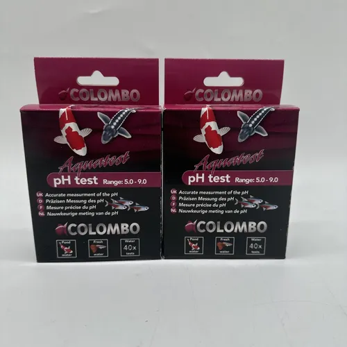 2xSET Colombo Wassertests PH NO2 NO3 NH3 GH KH PO4 Koiteich Gartenteich