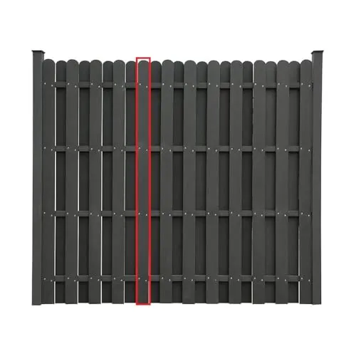 HOME DELUXE WPC Sichtschutzzaun VISTA - Ersatzpaneel - Gartensichtschutz mit strapazierfähigem WPC-Material, bietet effektiven Blick-, Wind- und Sonnenschutz und ist leicht zu montieren.