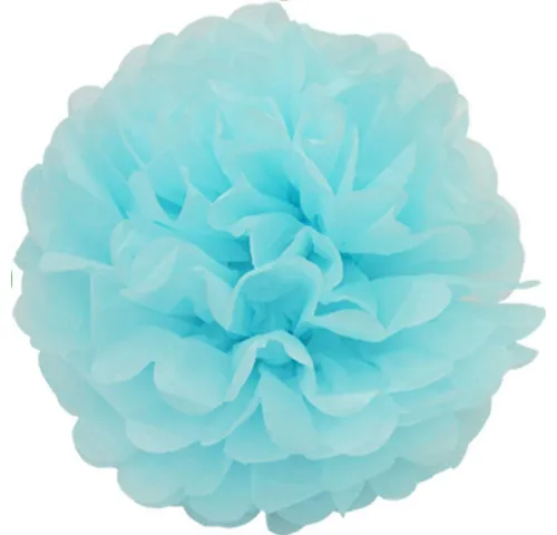 Creativery Pompon, 10 Papier Pompons 20cm SET