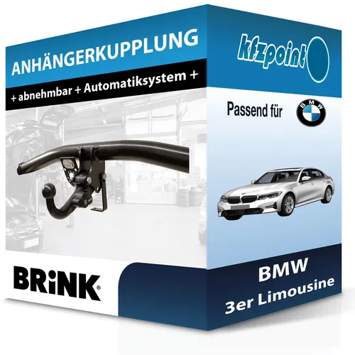 Produktbild BRINK Abnehmbare Anhängekupplung für BMW 3er Limousine (11.2011-02.2014)