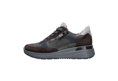 ara Damen Garda Sneaker - Amarone, Steel, Blau, Forest, Moon, 42 EU Weit - Damen-Sneaker mit Wechselfußbett und High Soft Bamboo für optimalen Komfort und angenehmes Tragegefühl.