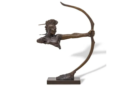 Aubaho Dekoobjekt Bronzeskulptur Antik-Stil 86cm - Elegante Bronzeskulptur im antiken Stil, ideal für die stilvolle Dekoration Ihres Wohnraums. Mit den Maßen 16 x 86 x 60cm und einem Gewicht von 11,7kg bringt sie einen Hauch von Kunst und Geschichte in Ihr Zuhause.