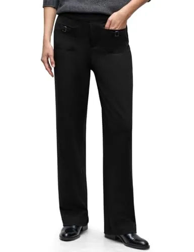 Street One Hose mit Schnallendetail Black 38