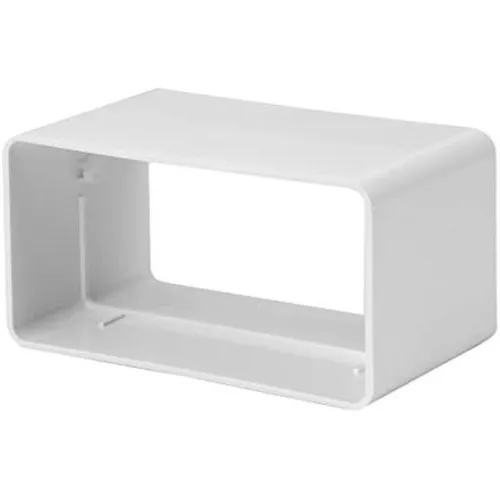 EUROPLAST Verbindungsstück 110x55mm Flachkanal Rohrverbinder Abluftrohr Abluft