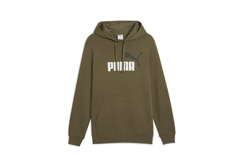 PUMA Herren ESS 2 Color No. 1 Logo Hoodie TR - Loden Green - Herren-Sweatshirts mit stylischem Logo, ideal für Freizeit und Sport, aus hochwertigem Material für optimalen Tragekomfort.
