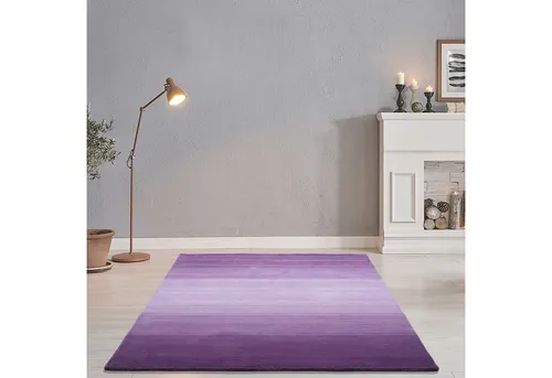 THEKO Wollteppich Wool Comfort in lila von THEKO