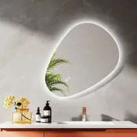 Emke LED Badspiegel 70 x 50 cm mit Anti-Beschlag