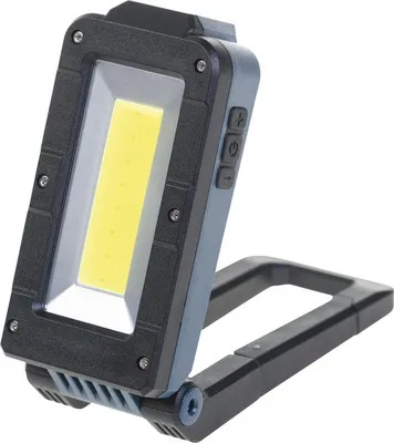 LUMAK PRO LED Akku Handleuchte 2-step dimmbar 1x3W 100/300 lm 6500 K tageslichtweiß IP44 mit 50 cm USB Kabel Leuchtdauer