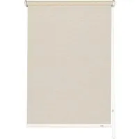 GARDINIA Seitenzug-Rollo Silvain Natur 112 x 180 cm - Seitenzug-Rollo für Fenster, blickdicht und lichtdurchlässig. Ideal als Sicht- und Blendschutz, stufenlos verstellbar mit Kettenzug. Einfache Montage an Wand oder Decke.