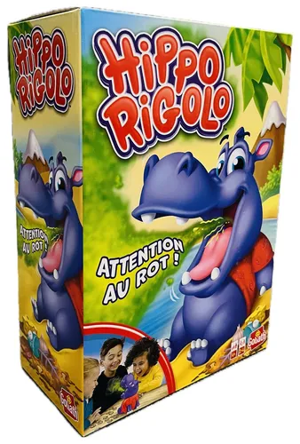 Goliath Hippo Rigolo Lustiges Hippo Spiel für Kinder ab 4 Jahren