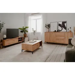 Wohnzimmer-Set >Korsika< (3-teilig) in Artisan