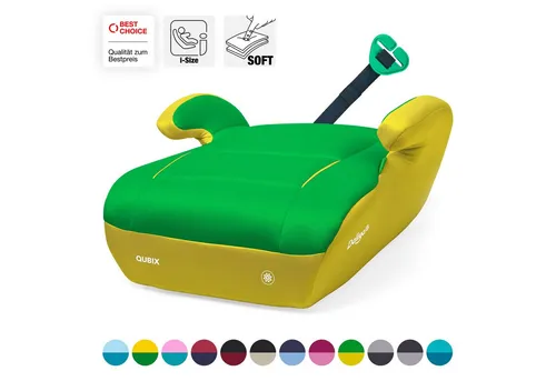 Daliya® Kindersitzerhöhung QUBIX I-Size - Kindersitz für Kinder von 6 bis 12 Jahren, ergonomisch und mit waschbarem Bezug für höchsten Komfort und einfache Pflege.