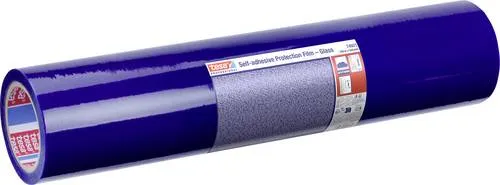 TESA 74921-00 - tesa klebende Schutzfolie 100 m x 50 cm - Abdeck & Malerband - Schützt glatte Oberflächen zuverlässig vor Staub und Kratzern, rückstandsfrei bis zu 6 Monate entfernbar, ideal für Renovierungsarbeiten.