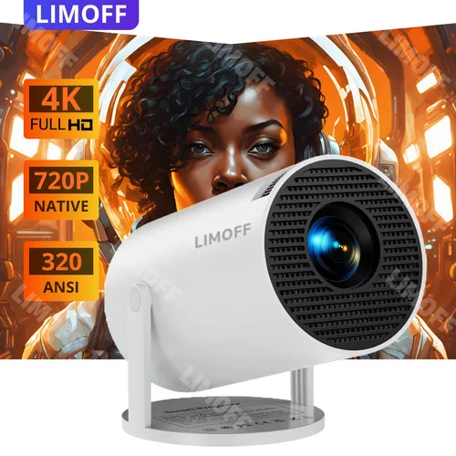 NEU Beamer Projektor 4K UHD WiFi Bluetooth Android TV