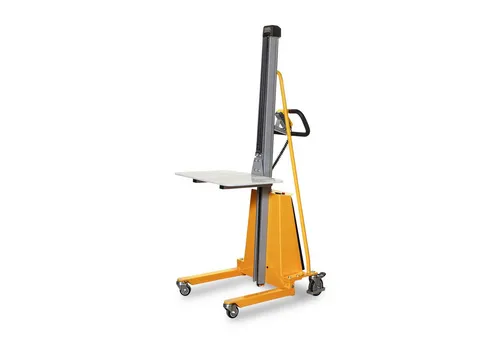 OSWALD Transportgeräte Gabelhubwagen Ergonomischer Hubtisch EHT2015 200 kg 1500mm semi-elektrisch, (ETH2015), Internes Ladegerät (220 V), Elektrischer Hub bis 1.500 mm