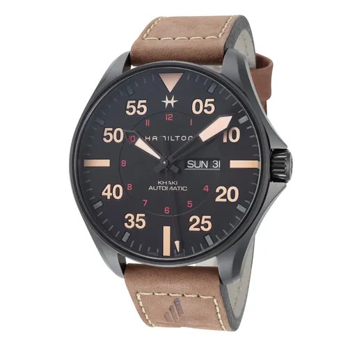 Hamilton Herren H64705531 Khaki Pilot 46mm Automatische Armbanduhr