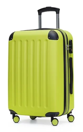 HAUPTSTADTKOFFER - SPREE Handgepäck Hartschalen-Koffer - Koffer, 55 cm, 42 L, für fast jede Airline geeignet. Mit 4 leisen Doppel-Rollen und stabilem Material bietet er Komfort und Sicherheit auf Reisen.