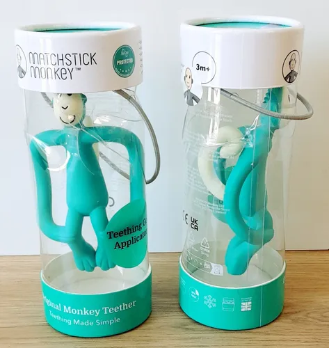 Matchstick Monkey Beißring / Zahnungshilfe Affe Original in grün von Matchstick Monkey