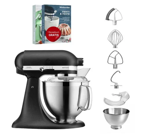 KitchenAid Küchenmaschine KitchenAid 4,8 L 5KSM185 Artisan Küchenmaschine Flexiset