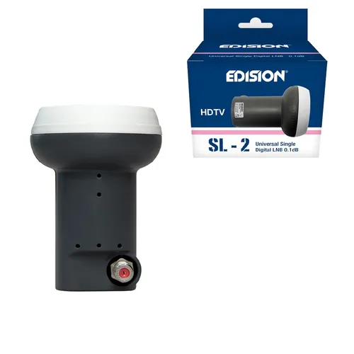 Edision SL-2 Single LNB für HDTV und 3D-Satellitenempfang