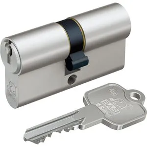 BASI Schließzylinder V50, V5010-2733, mit 3 Schlüsseln, 27/33 mm, verschiedenschließend