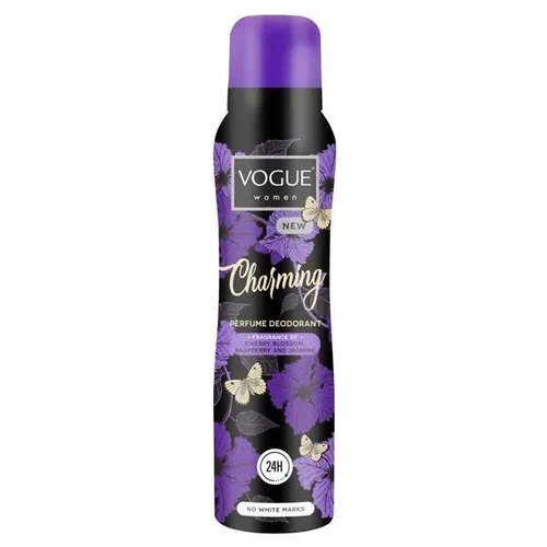 31,06€/L - Vogue Deospray Women - Charming Parfum - 6er Pack (6 x 150ml)