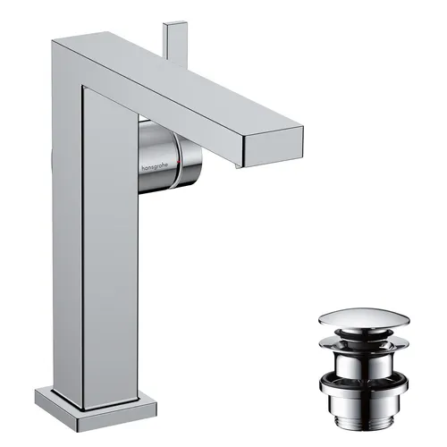 hansgrohe Tecturis E Einhebel-Waschtischarmatur 150 - Waschtischarmaturen mit EcoSmart+ Technologie - spart 20% Wasser, bietet hohen Komfort und clevere CoolStart-Funktion für nachhaltige Nutzung.