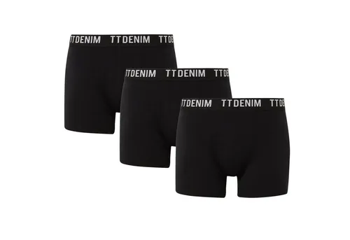 TOM TAILOR Denim Boxershorts Hipster Trunk Boxershorts im 3er-Pack (Multipack) Größe S