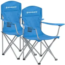SONGMICS Campingstuhl 2er Set, Klappstuhl Outdoor
