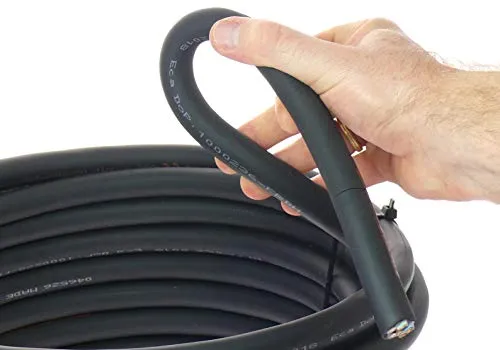 Gummischlauchleitung Baustellenkabel H07RN-F 1,5-95 mm² sehr robust Meterware, Querschnitt:5x2.5m²