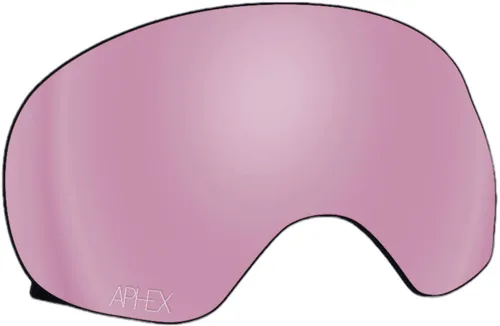 APHEX XPR Ersatzglas 2025 revo silver pink - Schneebrillen, hochwertiges Ersatzglas in stylischem Pink für optimale Sicht und Schutz auf der Piste.