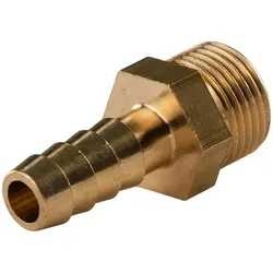 Messing Gewinde-fitting Schlauchanschluss3/8' Ag (dn 10) Länge 10 Mm - Schwere Ausführung