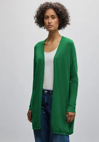 Street One Damen Langer Feinstrickcardigan - Strickjacke für Damen aus einem angenehmen Viskosemix, weich und lässig, perfekt für einen stylishen Look an kühlen Tagen.