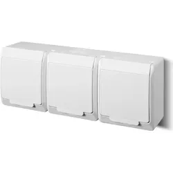 Steckdosen Weiß von Elektro-Plast