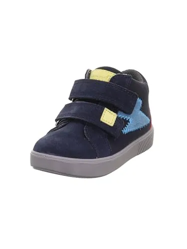 Superfit Supies blau/hellblau (8030) 23 - Atmungsaktiver Sneaker für Mädchen - Kinder Stiefel mit flexibler PU-Sohle für natürliche Abrollbewegung und optimalem Fußklima dank atmungsaktivem Textilfutter. Ideal für die ersten Schritte im Alltag.